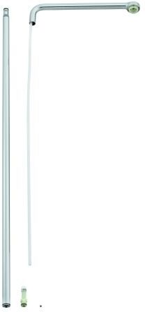 Grohe Grohtherm 2000 Ersatz-Brauserohr 48497000 15cm länger als Originalrohr, chrom