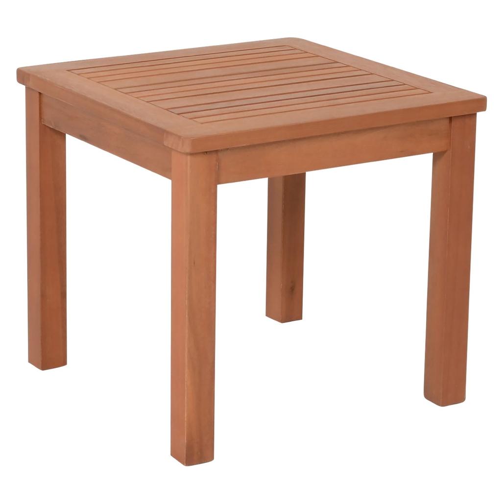 Garden Pleasure TUCSON Beistelltisch Eukalyptus wenge 44,0 x 44,0 x 40,0 cm (985275)