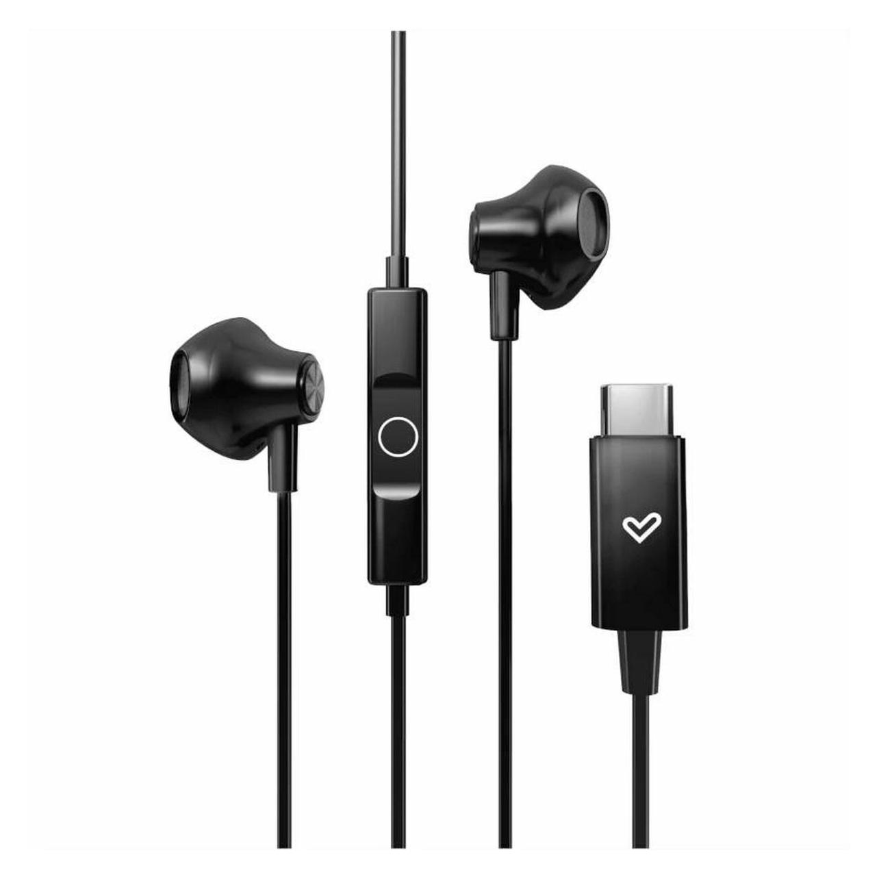 Energy Sistem Wired Earphones | EasyPods Type C | Built-in microphone | USB-C | Space (Keine Geräuschunterdrückung, Kabelgebunden) (459513)