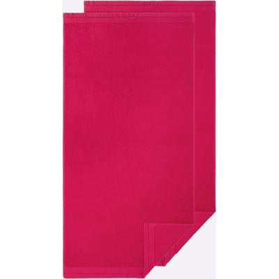 Handtuch WÄSCHEPUR Gr. 1, pink, B:50cm L:100cm, 100% Baumwolle, Handtücher