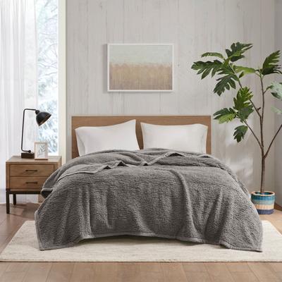 Woolrich Burlington Berber Cozy Soft Blanket with Velvet binding