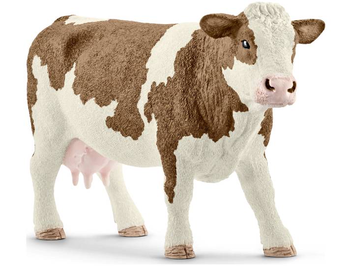 schleich Farm World 13801 Fleckvieh-Kuh