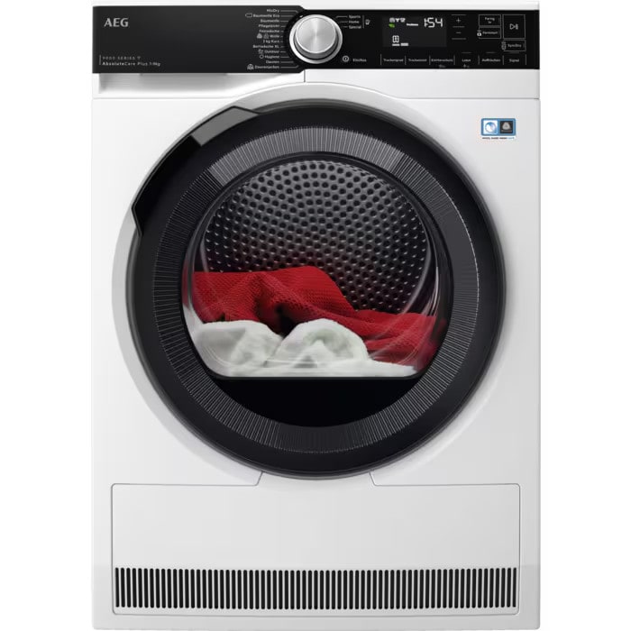 AEG Electrolux TR9W80690 AbsoluteCare Plus Wärmepumpentrockner, 9 kg, EEK: C
