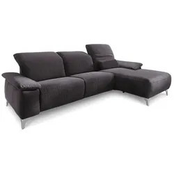 Musterring Ecksofa MR 370 Stoff Grau Stone