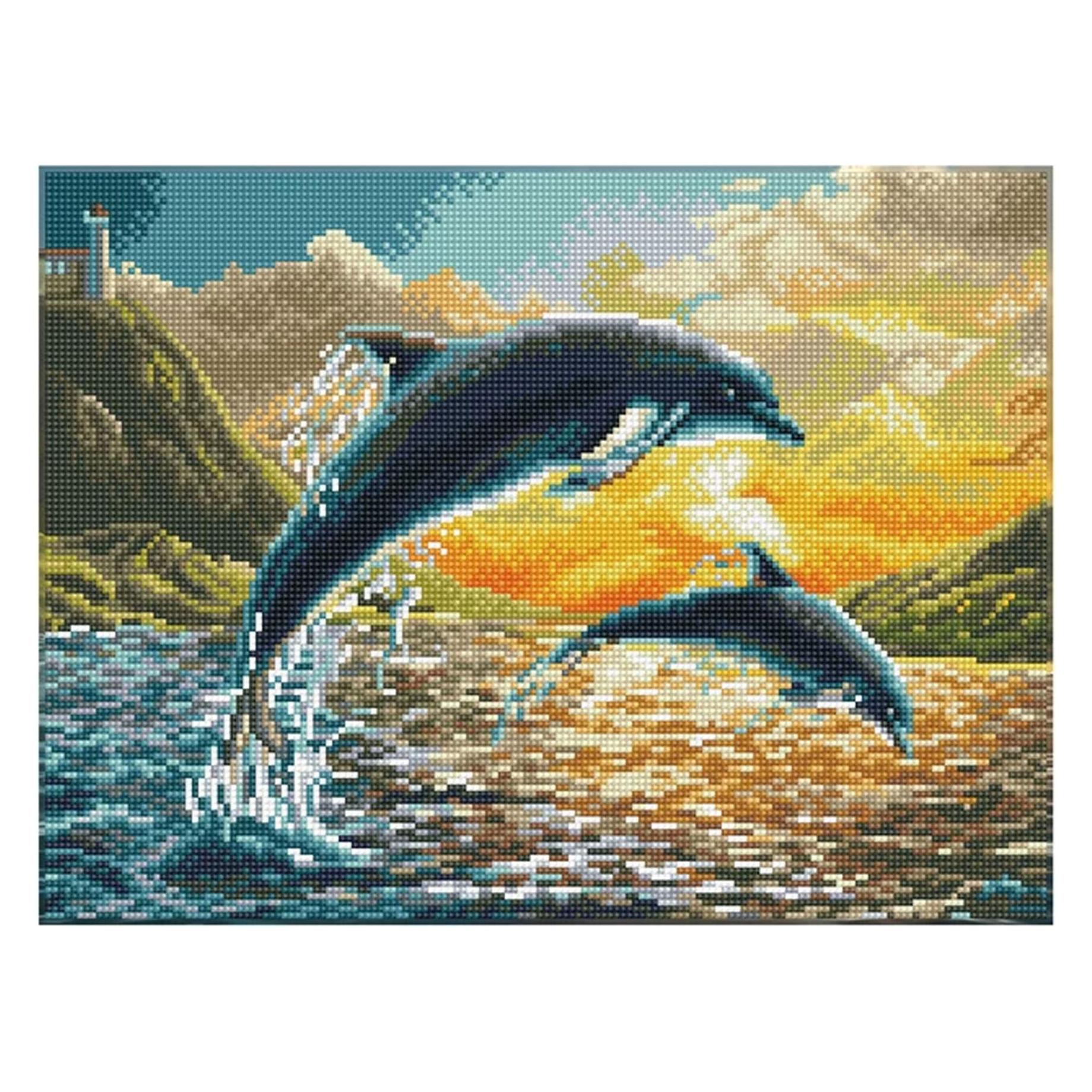 Diamond Dotz Diamond Painting Delfine (DQ9.012)