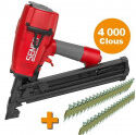 LOT FIXATION SABOT DE CHARPENTE CLOUEUR SENCO MC60-34 AVEC 4000 POINTES D ANCRAGE
