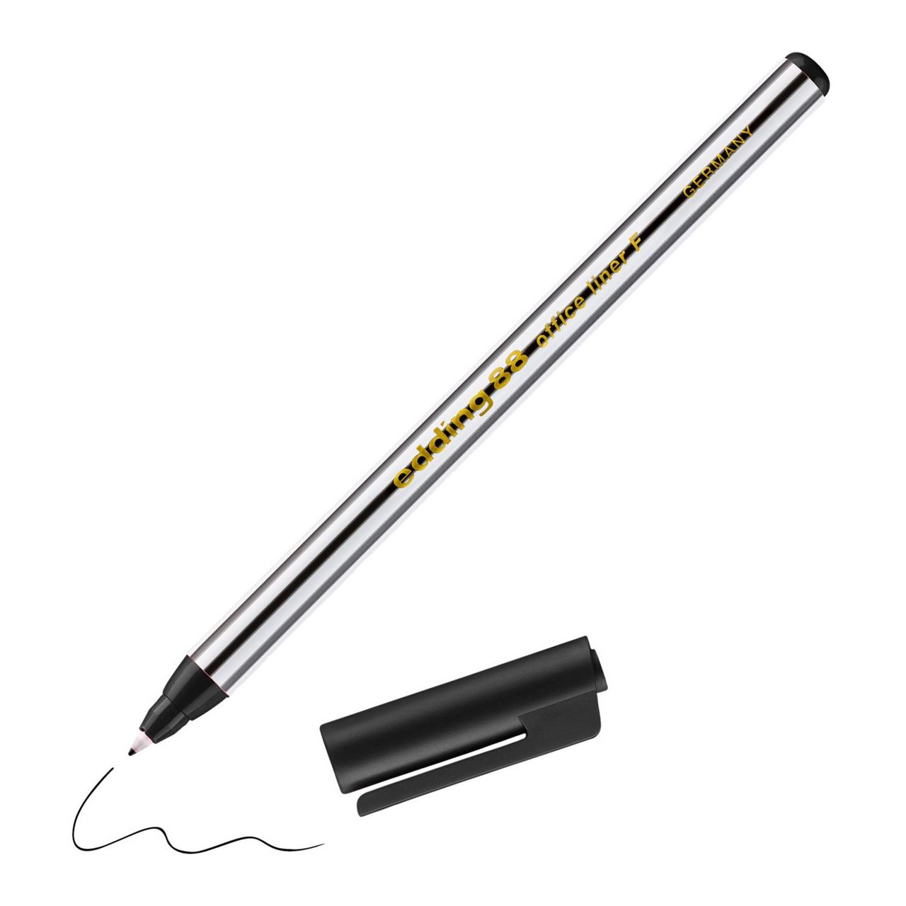 edding 88 Office F Fineliner schwarz 0,6 mm, 1 St.