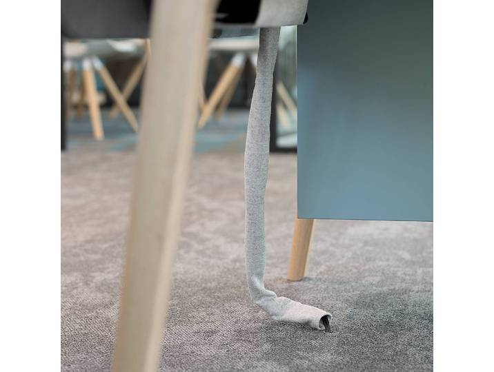 Kabelmanagement SQART Stoff 85 x 3 x 3cm Grau