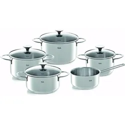 Fissler Topfset, Pfanne + Kochtopf, Silber