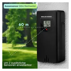 Casativo Wetterstation, Wetterstation, Schwarz