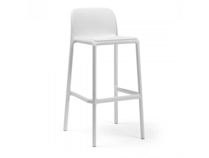 NARDI set de 4 tabourets pour l'extérieur FARO (Blanc - Polypropylène PRV)