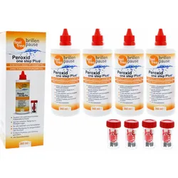 feel free Peroxid one step Plus neu 4x 360ml Kontaktlinsen Pflegemittel