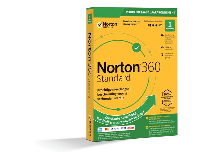 Norton 360 Standard (1 apparaat) Digitale licentie Software