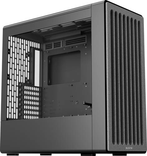 HAVN BF 360 PC-Gehäuse, Midi-Tower, E-ATX, Tempered Glass - schwarz Midi-Tower PC-Gehäuse, Gehäuse, Gaming-Gehäuse Schwarz
