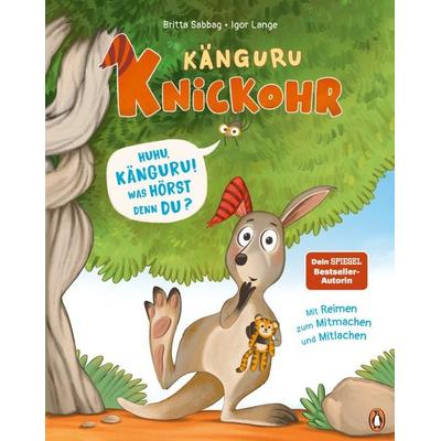 Känguru Knickohr – Huhu, Känguru! Was hörst denn du?, Gebundene Ausgabe von Britta Sabbag, Penguin Junior
