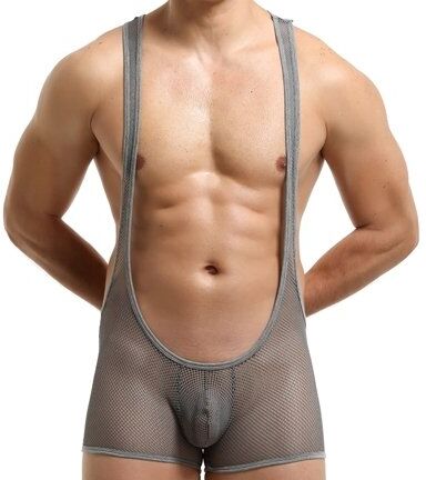 MenSexyWear Singlet sexy Tocki Gris