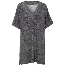 Damella Knitted Lounge Tunic Leopard Small Damen