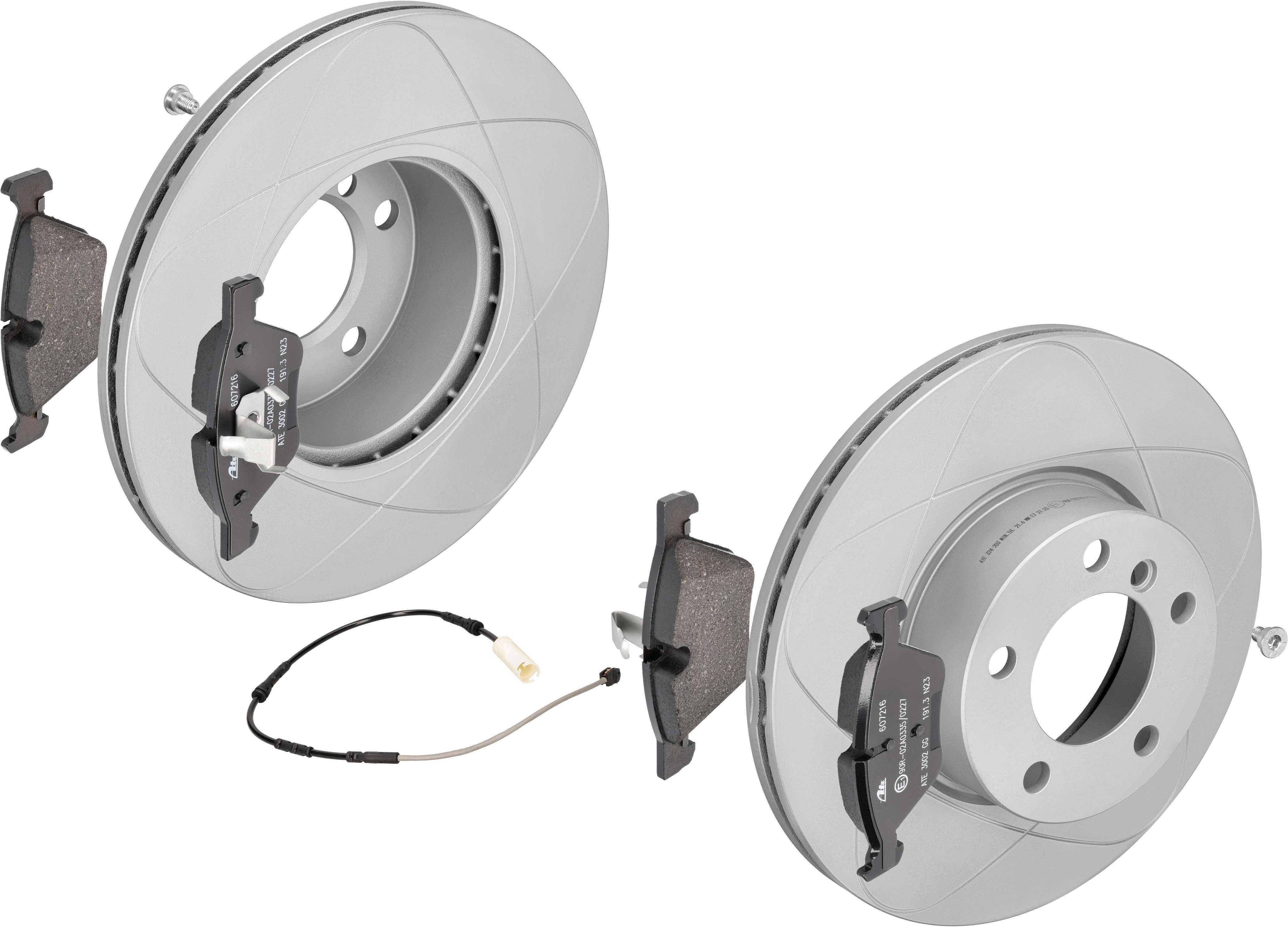 Ate Bremsensatz-Vorderachse Powerdisc / Standard Ijzjsgin30 Vorderachse Belüftet 312mm 24mm Für Bmw
