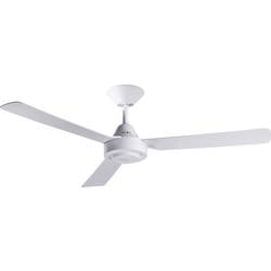 Bayside Calypso Deckenventilator 45 W (Ø x H) 1220 mm x 310 mm Weiß mit Wandschalter 213015