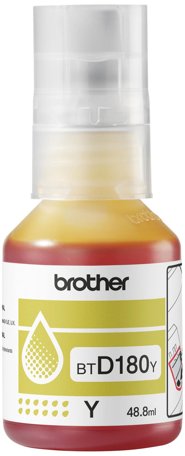 Brother Original BTD180Y Nachfülltinte gelb 5.000 Seiten