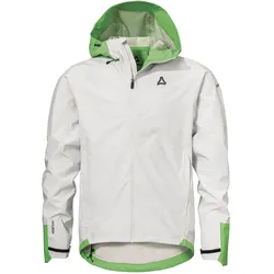 Schöffel, Herren, Velojacke, 2.5L Jacket Style Tajiva MEN (4XL, 58), Grau, Weiss, 58, 4XL