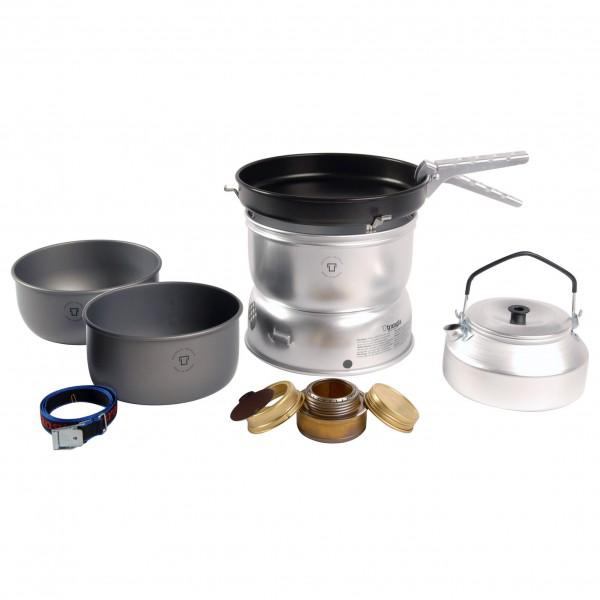 Trangia - 25-0 Spiritus Sturmkocher mit Wasserkocher - Spirituskocher ultralight hardanodized