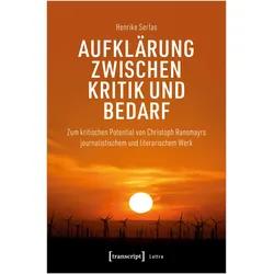 Aufklärung zwischen Kritik und Bedarf, Fachbücher von Henrike Serfas