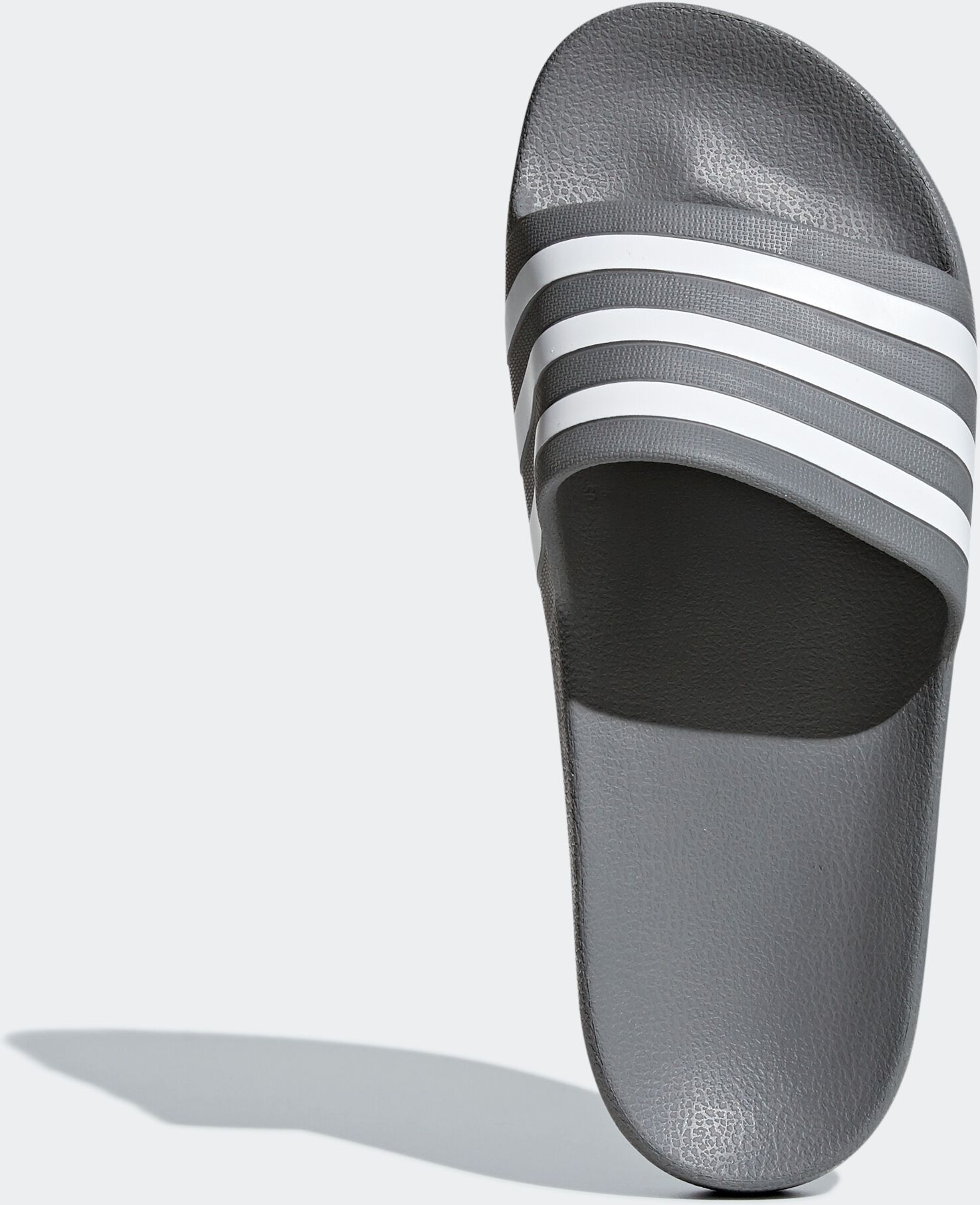 Badesandale ADIDAS SPORTSWEAR "AQUA ADILETTE", Damen, Gr. 43, grau (grau three, ftwr weiß, grau three), Synthetik, Schuhe Badesandale grau three, ftwr weiß, grau three 43