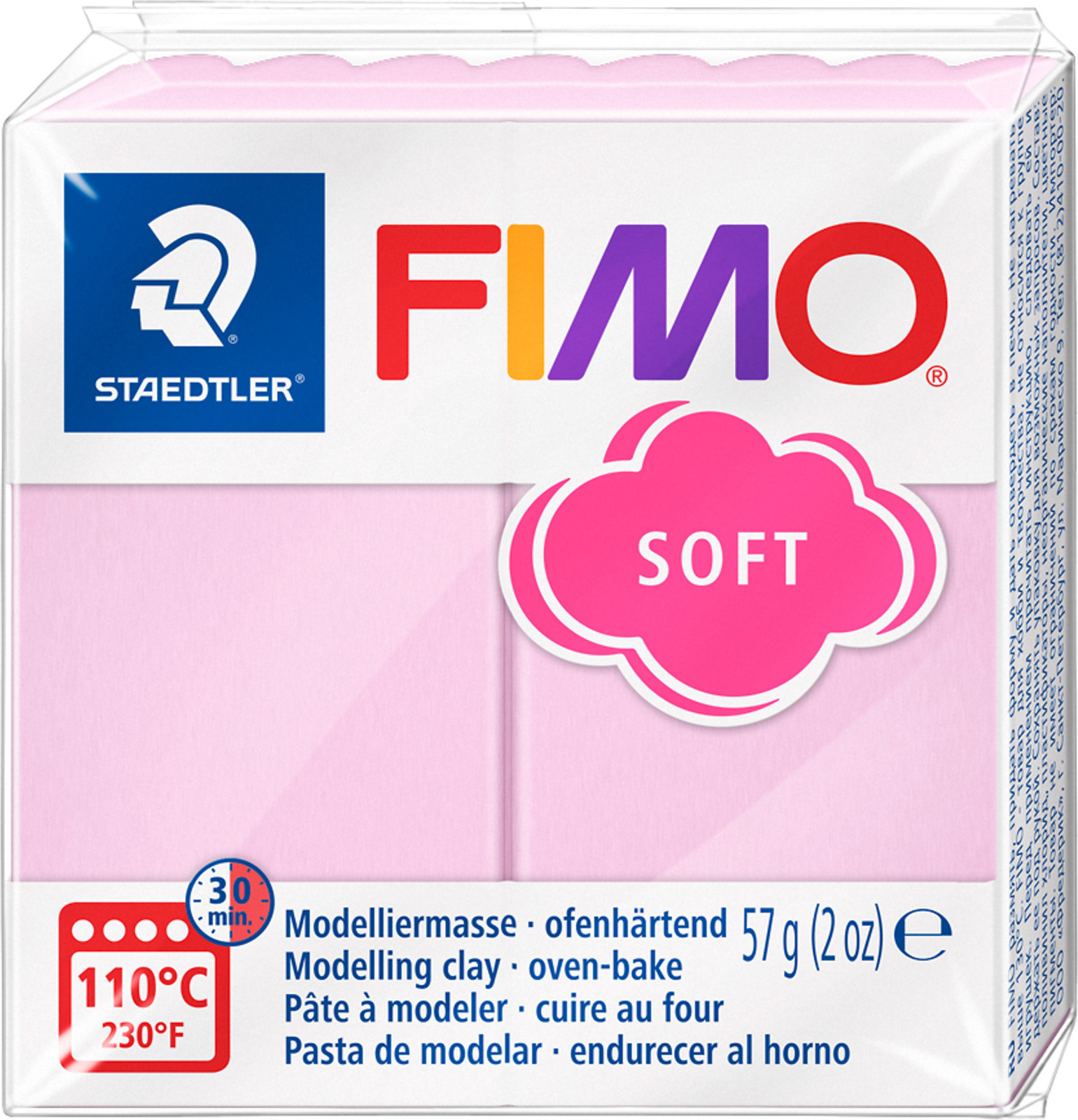 Staedtler Fimo Soft Modelbouwmassa, Roze