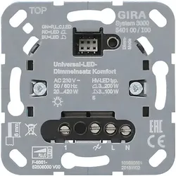 Gira Uni-LED-Dimmeinsatz komfort 540100