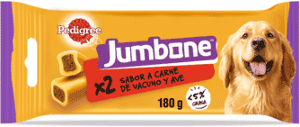 Pedigree Jumbone Medium Carne Bovina e Aves 12 uds x 180g
