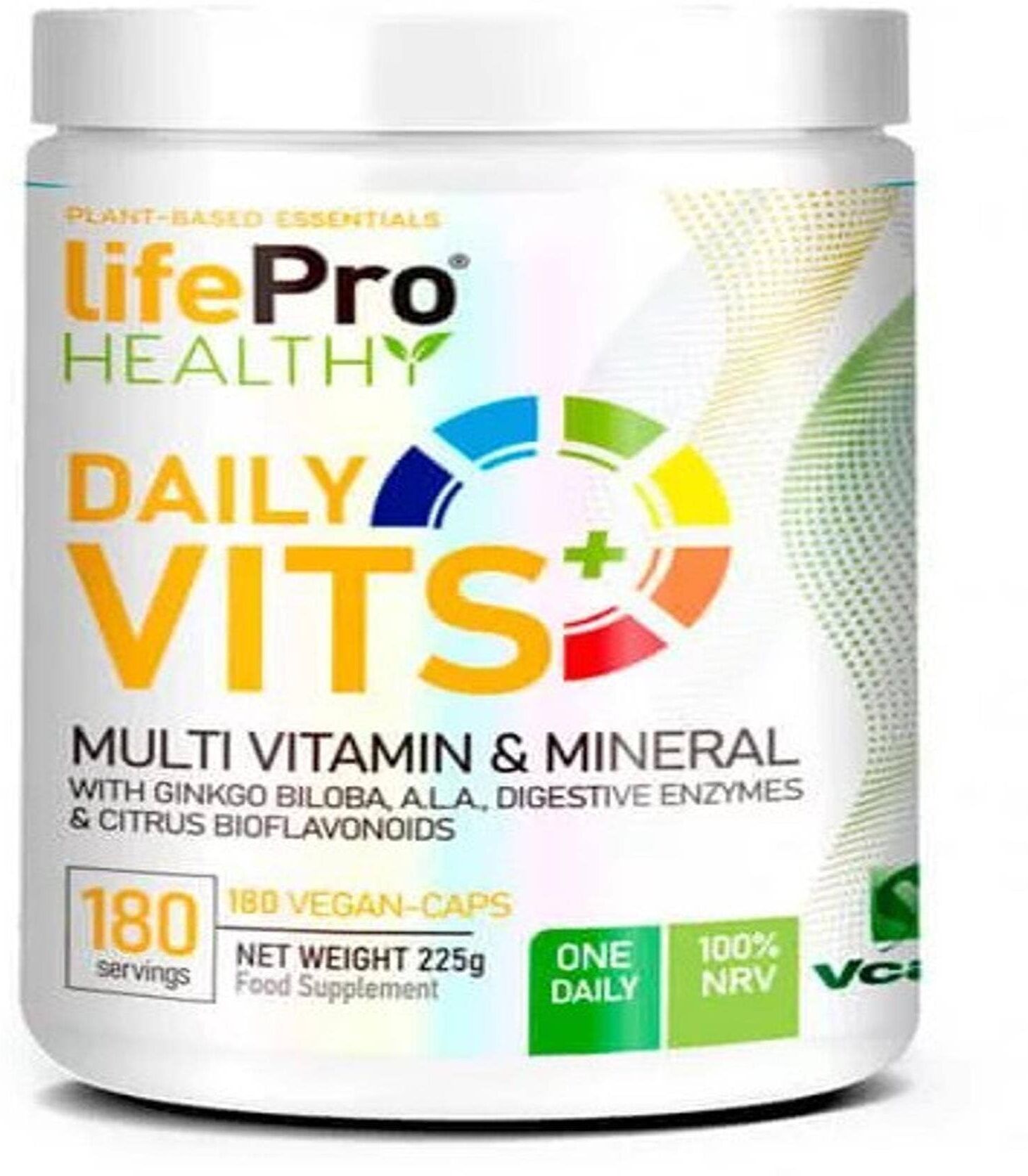 LIFEPRO Daily Vits 180 Vegan Capsule 