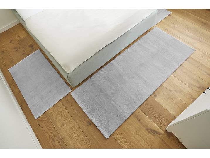 Bettumrandung Arezzo 1cm Grau/Hellgrau