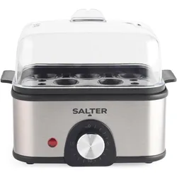 Salter EK6213VDE Multikocher für Eier, Eierkocher, Silber