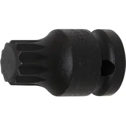 BGS Kraft-Bit-Einsatz Antrieb Innenvierkant 12,5 mm (1/2") Innenvielzahn (für XZN) M18 - 5381-M18