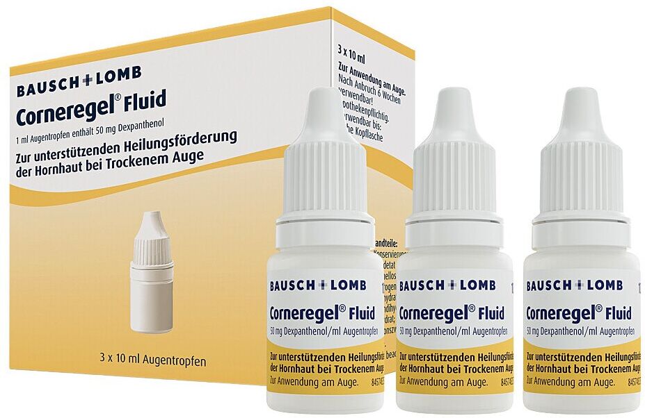 Corneregel Fluid unterstützt die Wundheilung am Auge