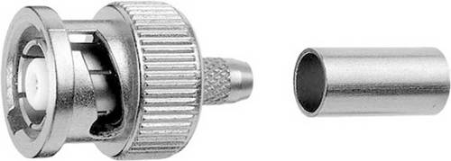 Telegärtner 100023361 100023361 BNC-Reverse-Steckverbinder Stecker, gerade 50Ω 1St.