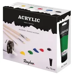 Rayher 6x Acrylfarben »Acrylic-Set«