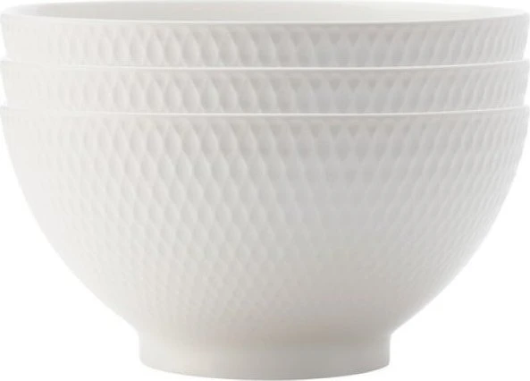 Maxwell & Williams Nudelschüssel, 18 cm, 3 Stück DIAMONDS, 3 Stück