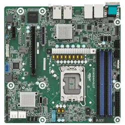 AsRock Mainboard EC262D4U-2L2T micro-ATX Sockel 1700 DDR5-only Single (LGA 1700, mATX), Mainboard