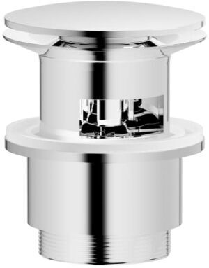 Laufen Ablaufventil H591LA10040001 63x63 mm, Klick-Klack verchromt