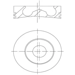 Kolben MAHLE 101 96 00