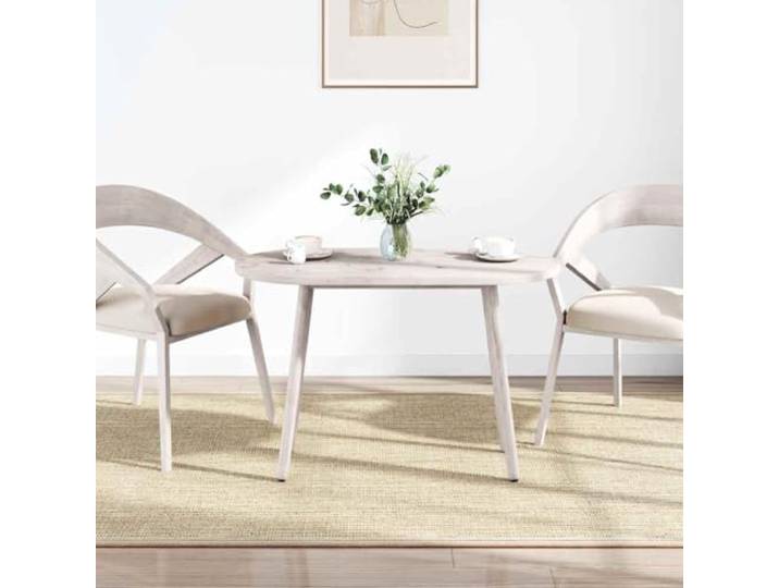 KLGBNCVE Tischplatte Massivholz Kiefer Weiß 100x50x2,5 cm Oval Behandelte Oberfläche, Sofort Einsatzbereit, Vielseitig für Esstisch, Couchtisch, Bartisch