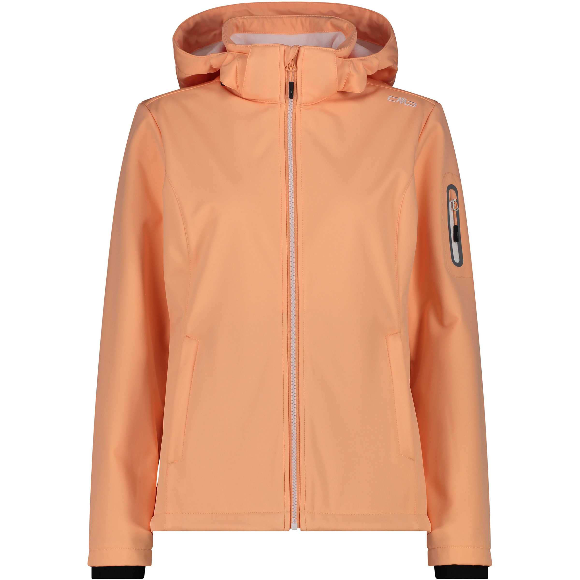 CMP Softshell Damen Softshelljacke orange Größe XL Trekking Elastisch Wasserabweisend