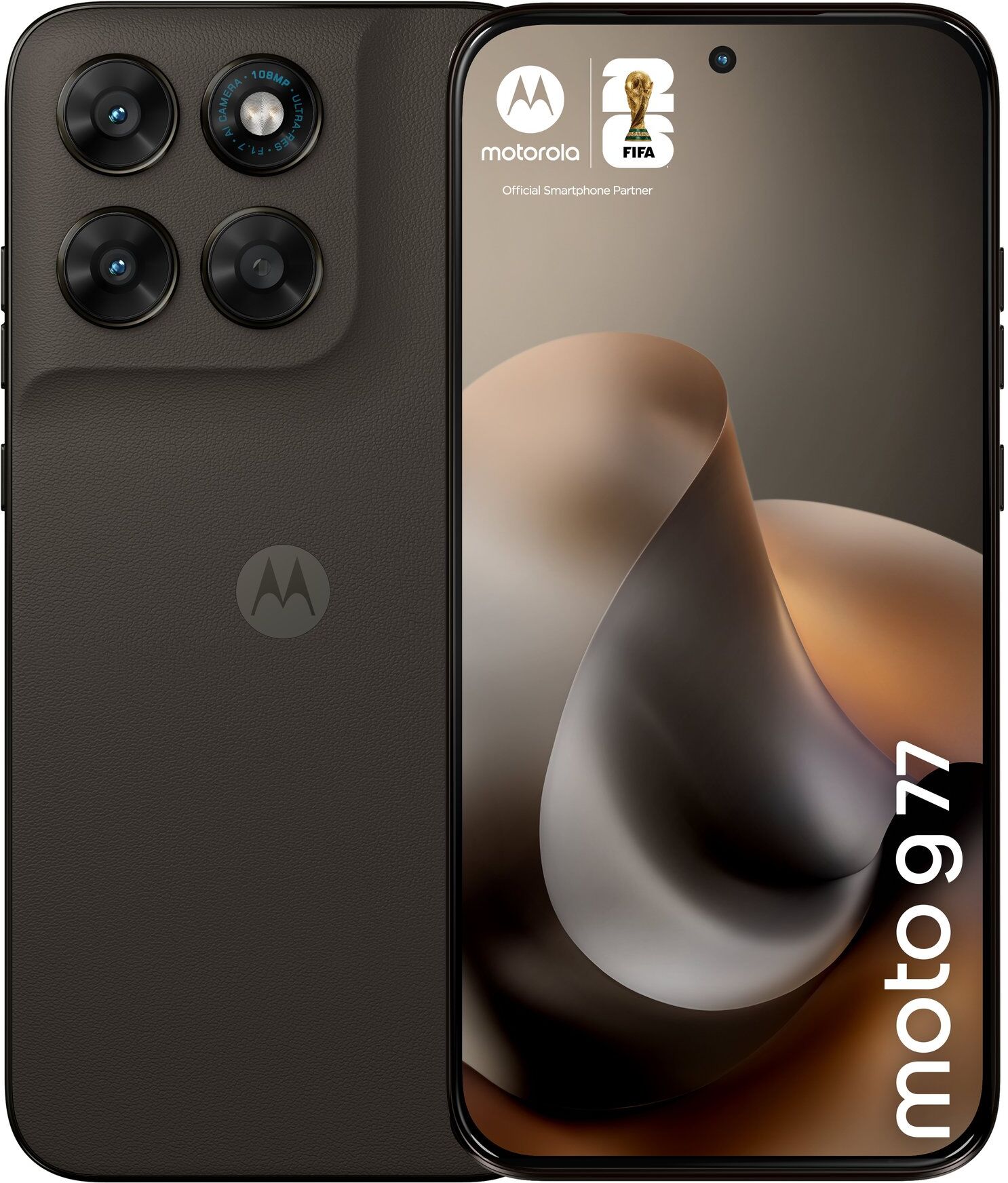 Smartphone Motorola 789038 MOTO G77 Tim Pantone Black Olive