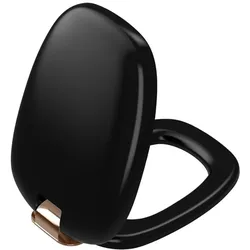 VitrA Plural WC-Sitz 126-483-029 36,4x47,6x5cm, mit Absenkautomatik, Schnellverschluss, schwarz matt/kupfer