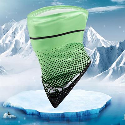 Perfect Picks Market Ice Silk Cycling Face Mask & Neck Scarf For Outdoor Protection dark Blue