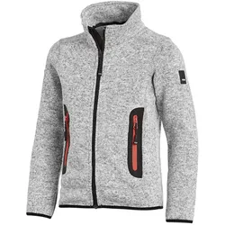 Kinder-Strickfleecejacke "MATS" KIDS - 158/164 - grau