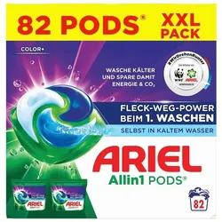 ARIEL Colorwaschmittel »PODS All-in-1 Color+« 82 WL grün