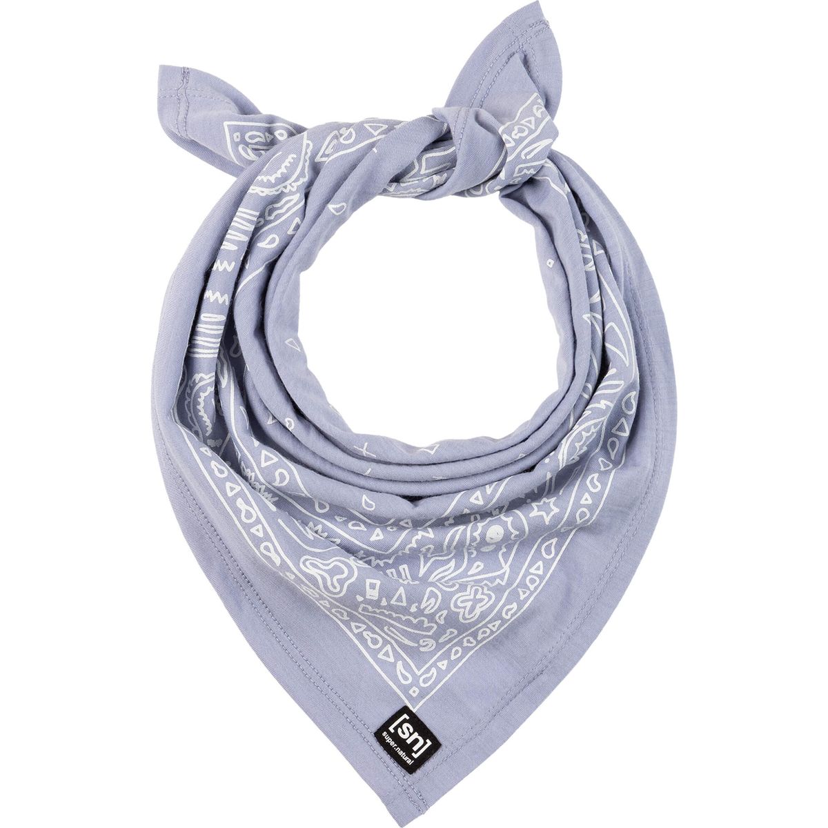 Super.Natural Pattern Bandana forget me not blue/fresh white (67K) OS SNA00186067KOS